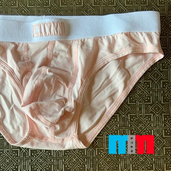 BLANC MENSWEAR PINK BRIEF (SMALL) - Picture 1 of 4